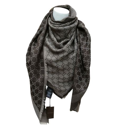 gucci brown scarf